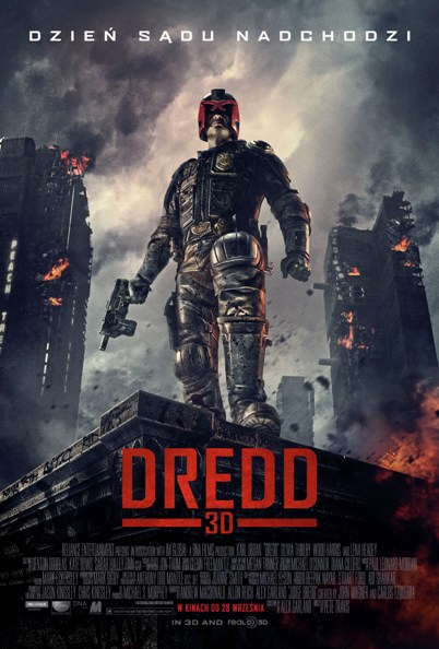 Plakat z filmu Dredd 3D